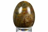 Polished Agate/Jasper Egg - Australia #312705-1